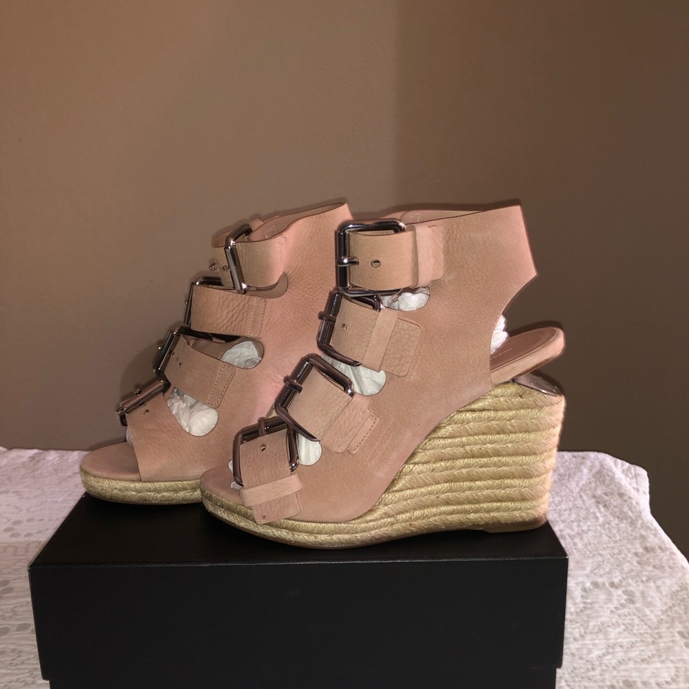 New Alexander Wang Jo wedge espadrilles sz 39